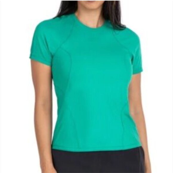 SPYDER Active Ribbed Workout Top - Picture 1 of 6